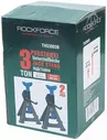 RockForce Подставка ремонтная RF-TH53003B 3т (h min 304мм, h max 444мм) (к-т 2шт) ROCKFORCE домкраты