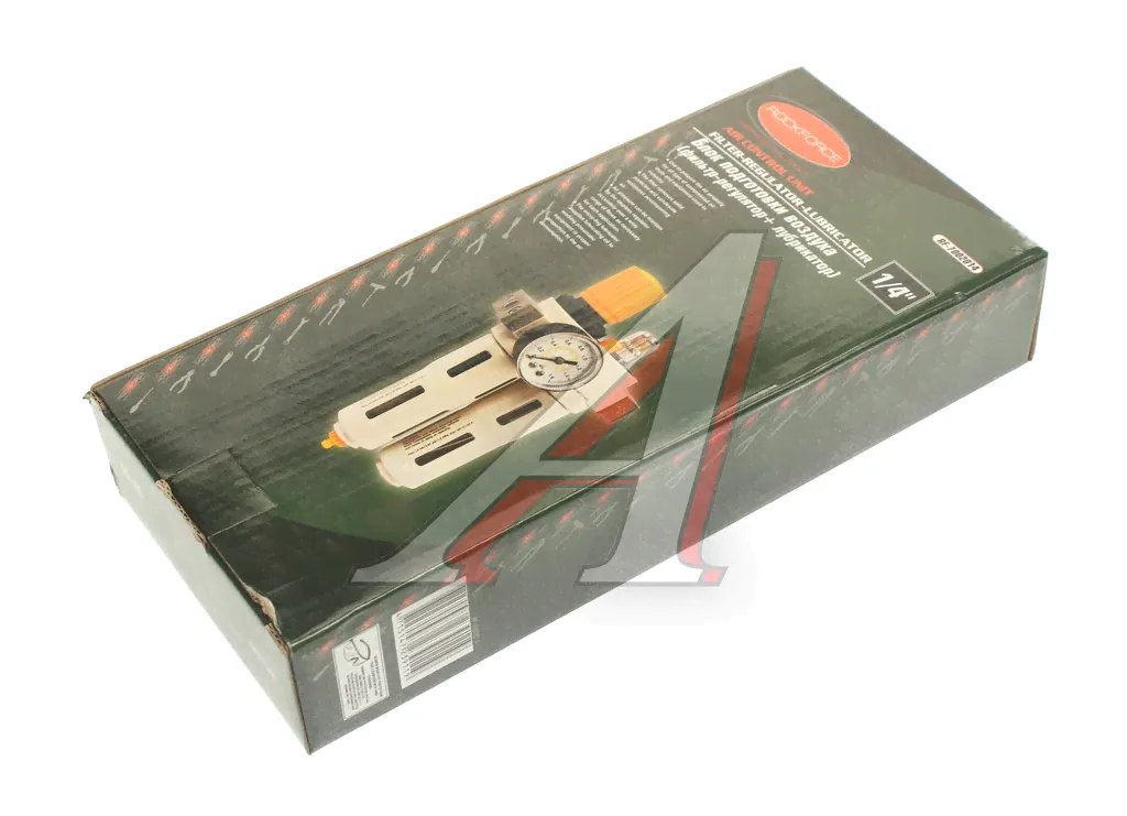 Блок подготовки воздуха (фильтр, регулятор, лубрикатор) 1/4" (1300л/мин. 16Bar) Profi ROCKFORCE-1