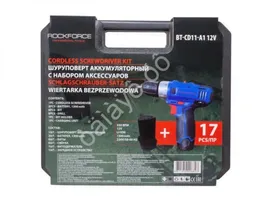 Шуруповерт аккумуляторный с набором аксессуаров BT-CD11-A1 12V RockFORCE