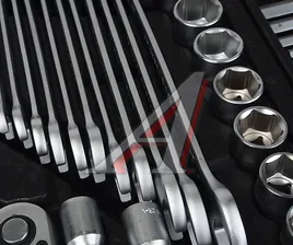 Набор инструментов 142 предмета слесарно-монтажный 1/4", 3/8", 1/2" ROCKFORCE